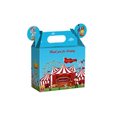 Carnival Circus Theme Small Suitcase Box – Plain or Personalized